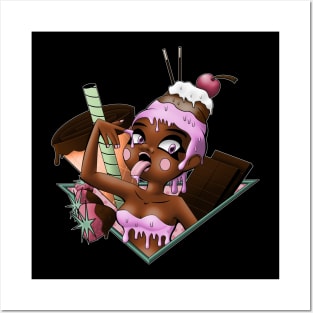 Candy Girl - Cocoa Posters and Art
